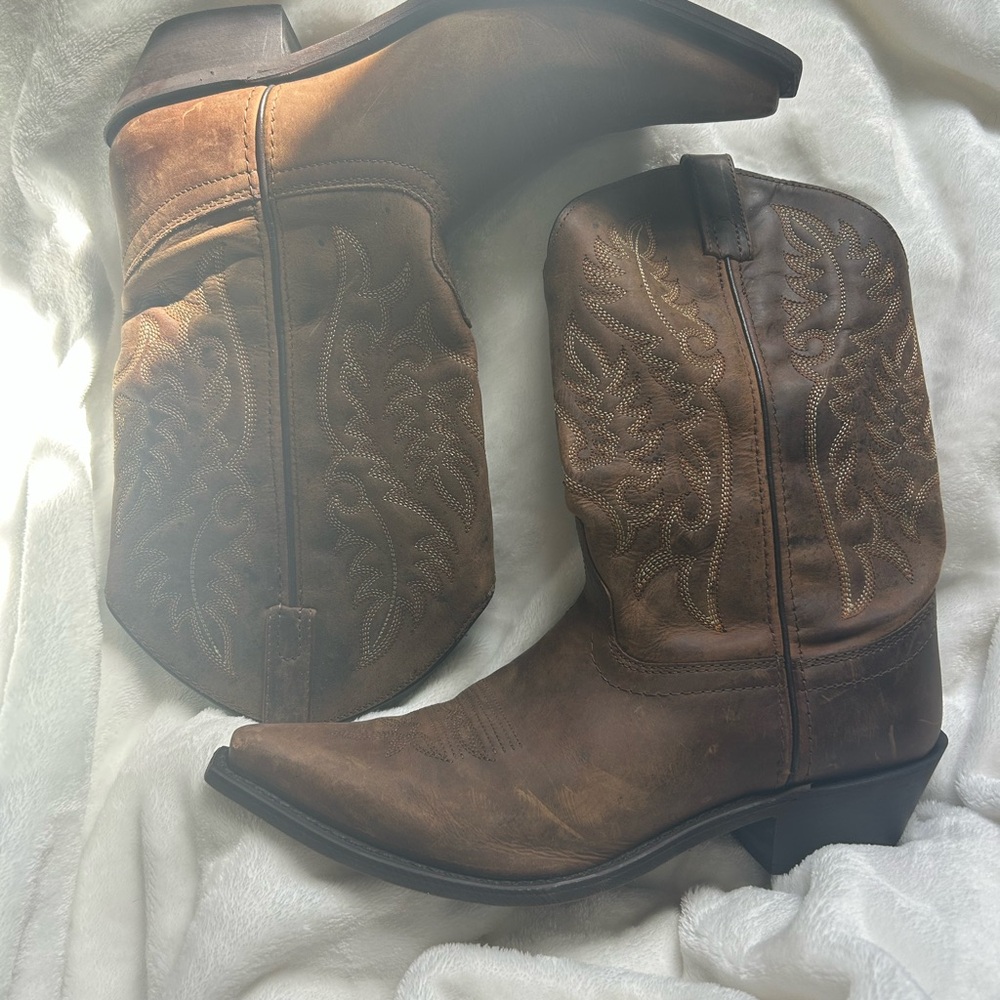 Brown Western Cowboy Boots
